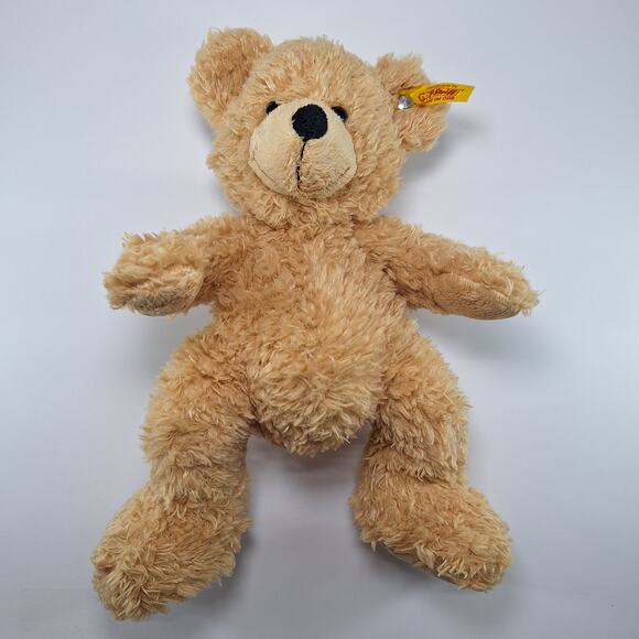Steiff Flynn 11" Handmade Light Brown Teddy Bear 111471 Plush Stuffed Animal Toy - Picture 7 of 10